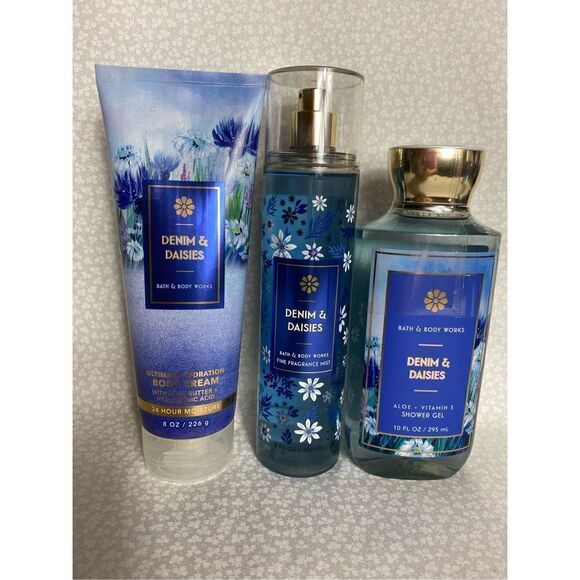 Bath and Body Works DEMIN & DAISIES 3 Pc Set - Picture 5 of 5